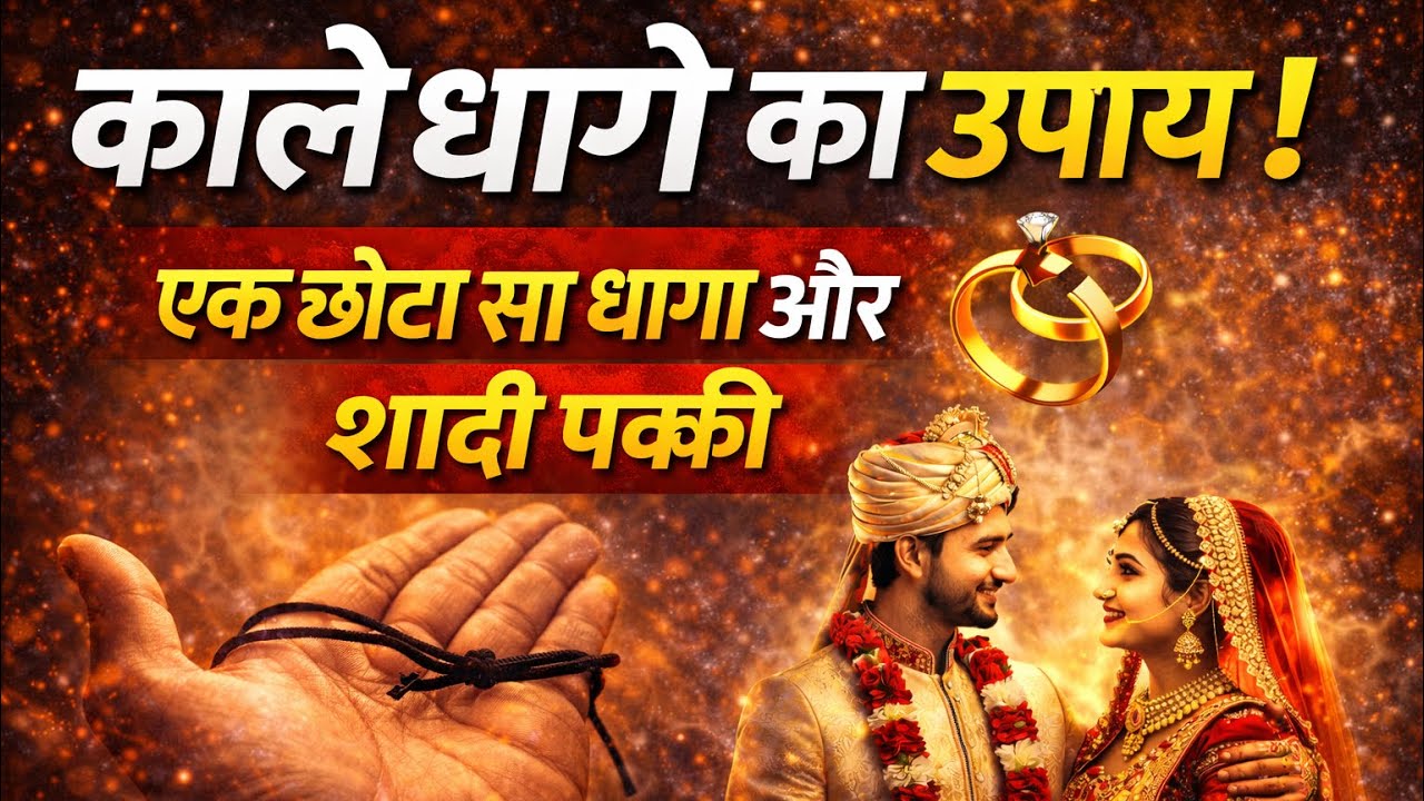 काले धागे का उपाय ! एक छोटा सा धागा और शादी पक्की