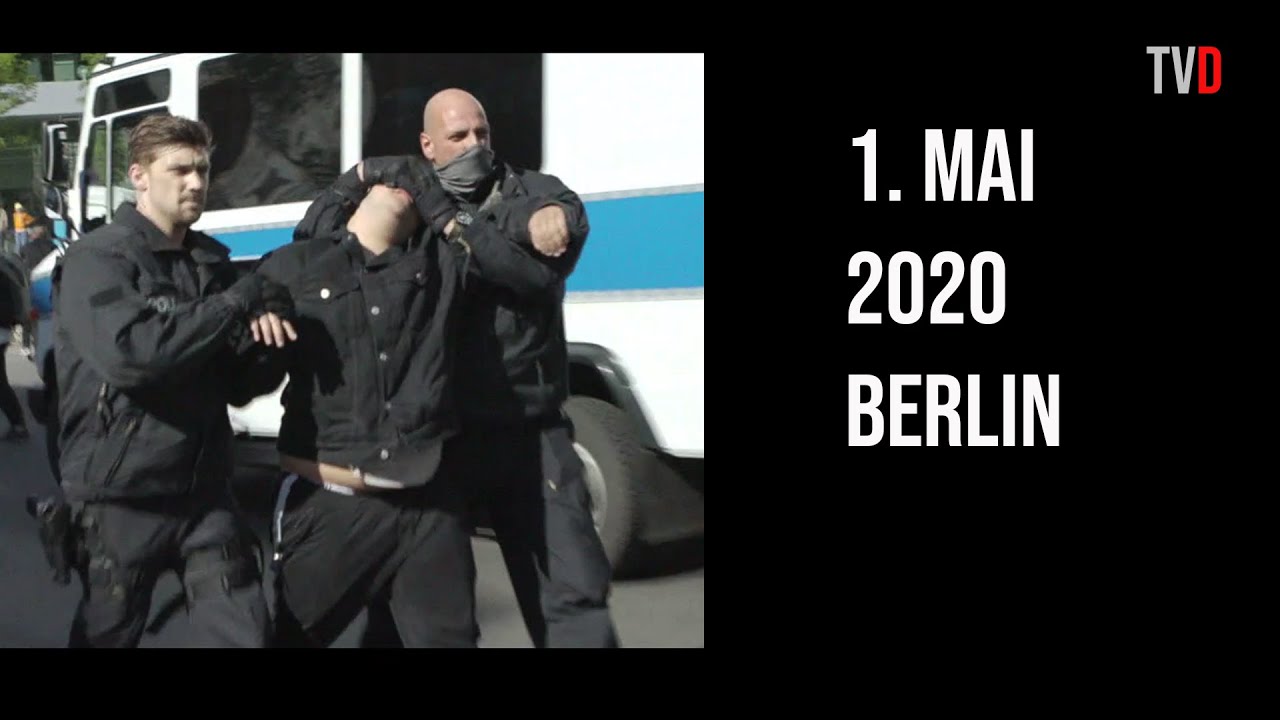 1. Mai 2020 Berlin I Polizei-Einsatz bei Corona-Demo