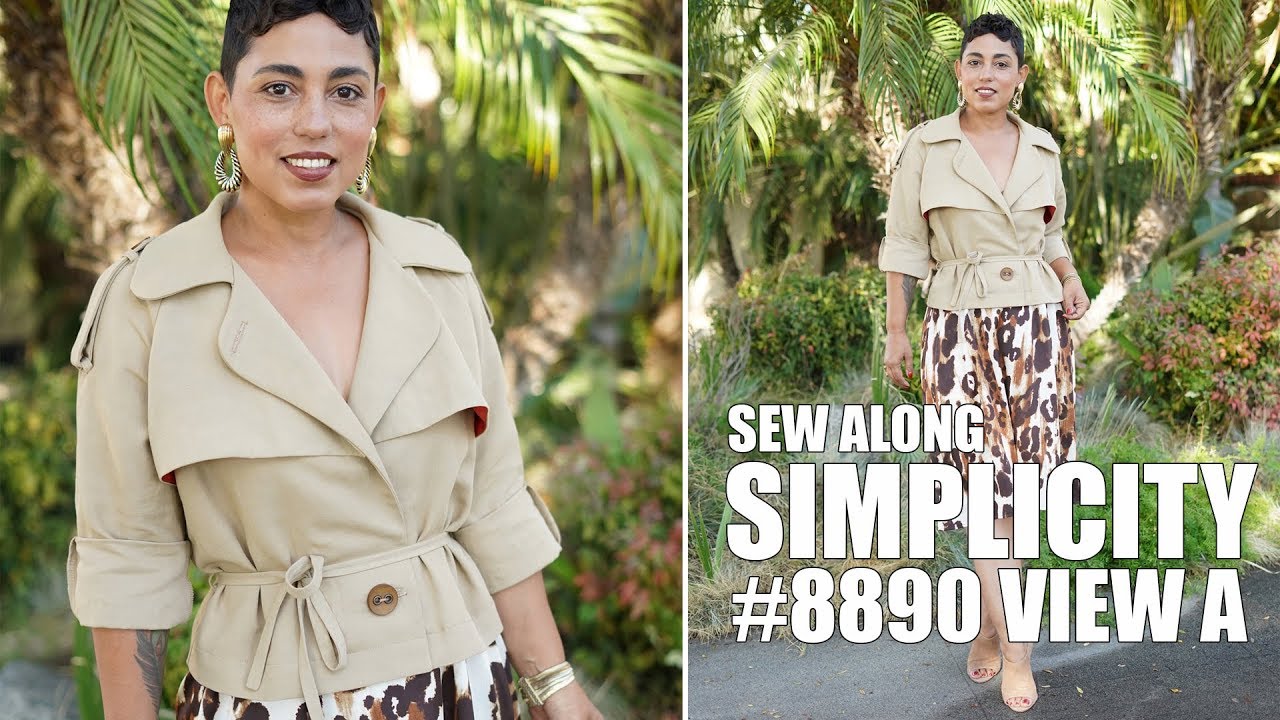 SIMPLICITY PATTERN #8890 SEW-ALONG: VIEW A