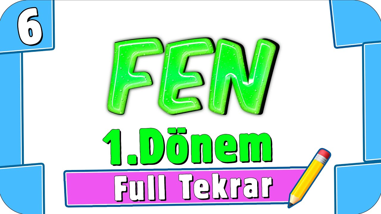 6. Sınıf Fen Bilimleri 1. Dönem Full Tekrar ♻ #2022