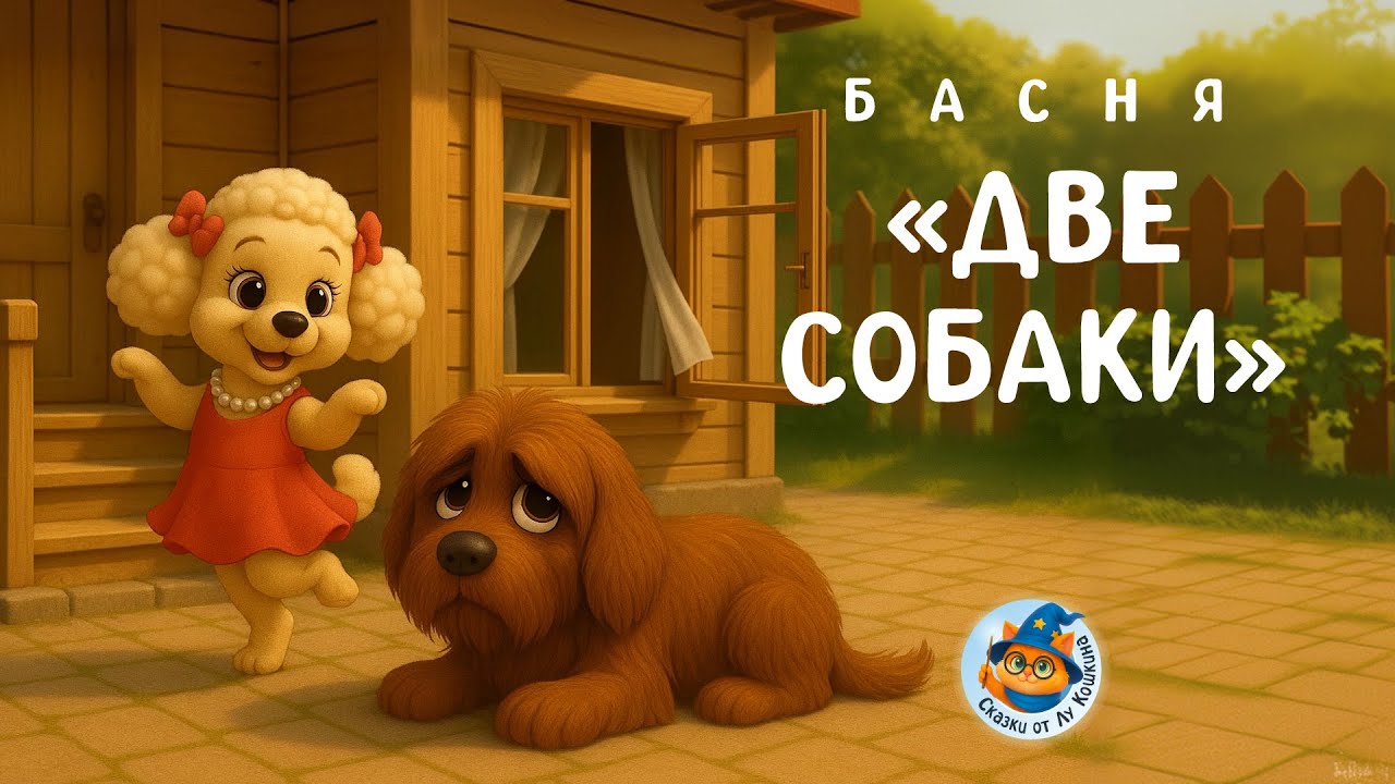Две собаки | Басни для детей | Сказки на ночь