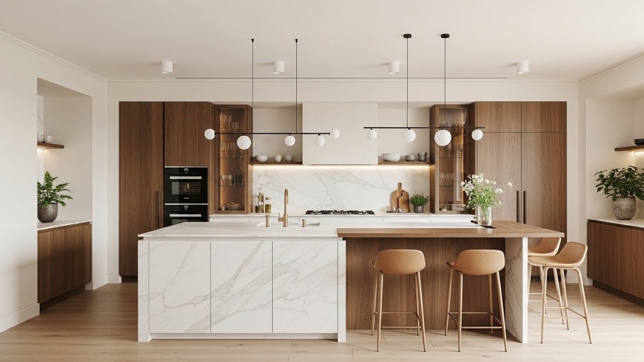 200 Modern Kitchen Designs 2025 | open cabinet Luxury & Minimalist Home Interiors | DecorLux Studio
