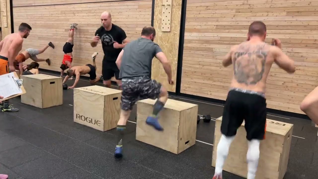 CrossFit open week 1 heat 3 CrossFit Vitosha garitage park bulgaria 🇧🇬