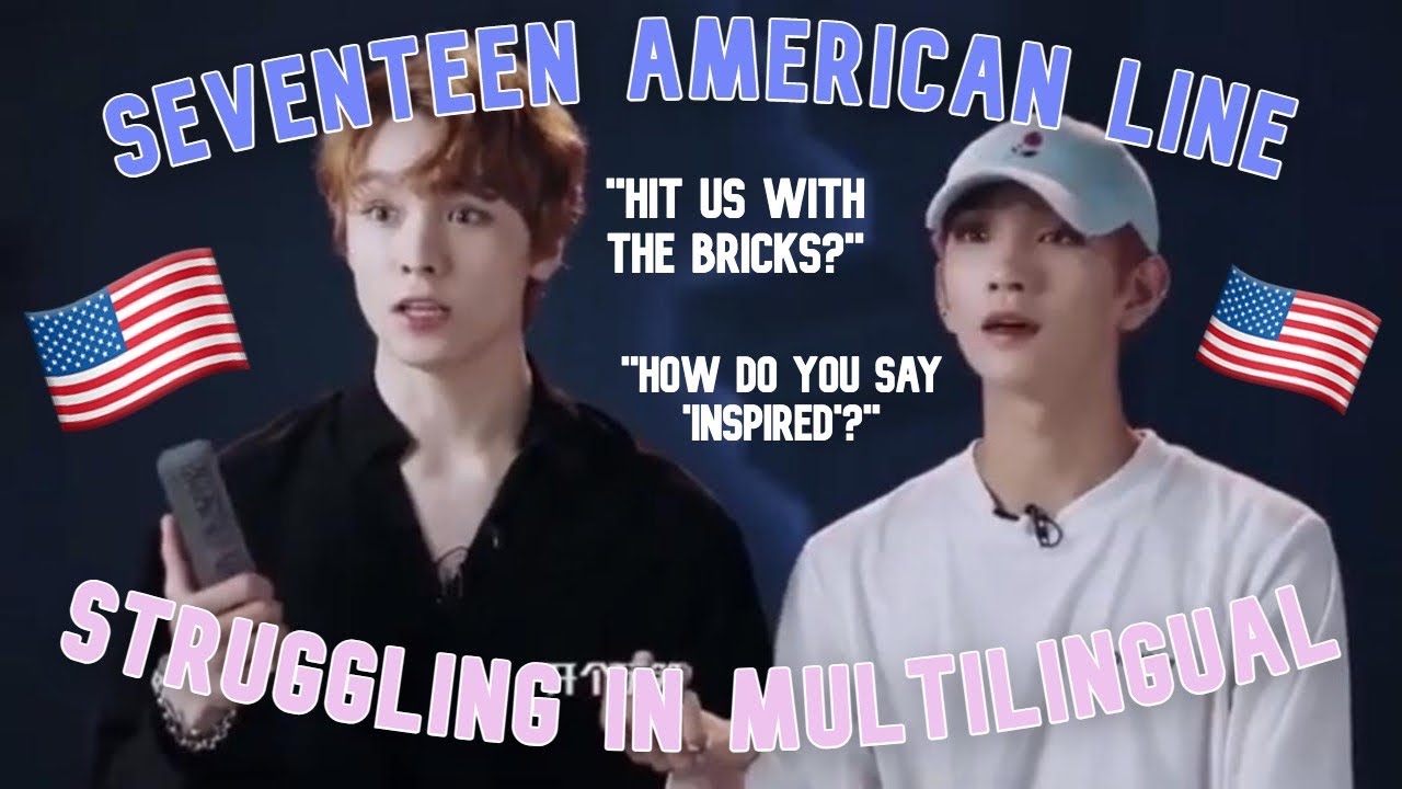 Vernon and Joshua struggling in multilingual (SEVENTEEN)