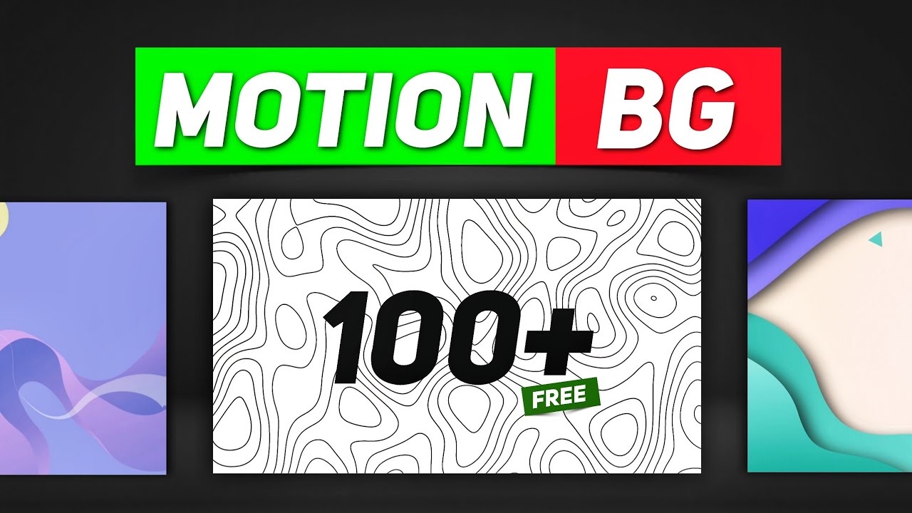 FREE Motion Background [ 1-PACK ] DOWNLOAD🤑