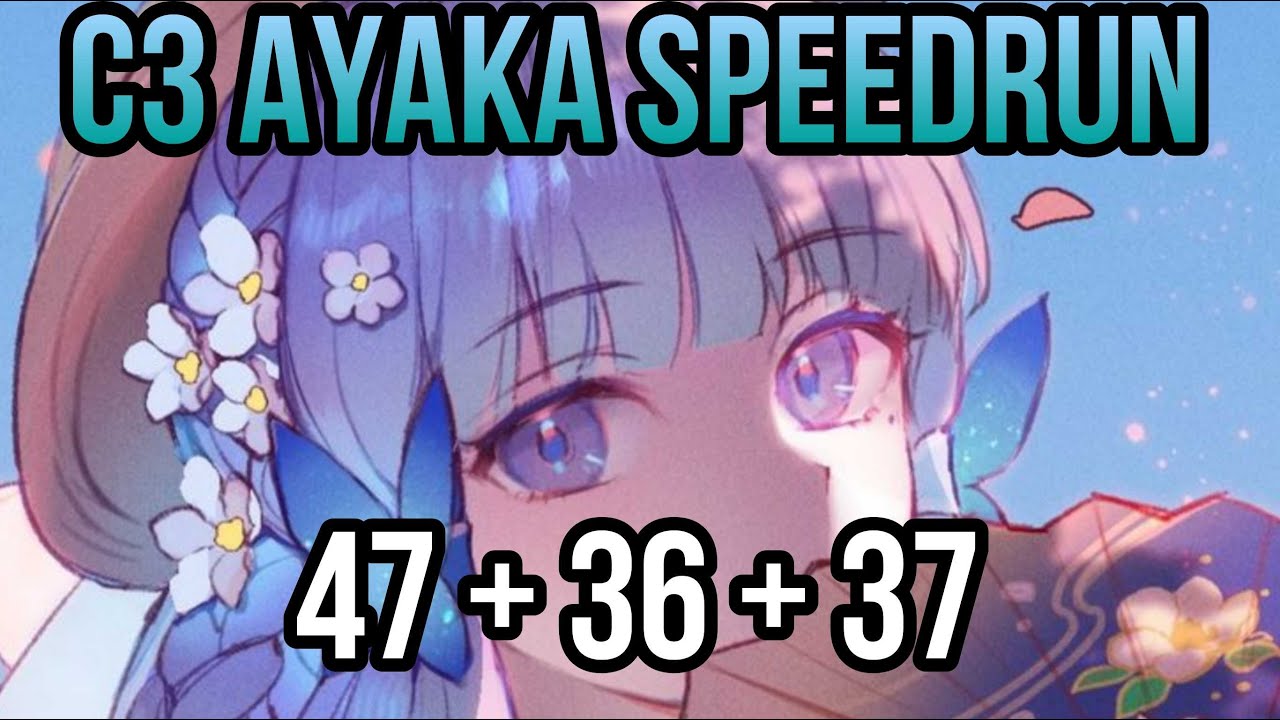 6.3 Spiral Abyss - Ayaka C3R0(1) Speedrun 120s - Genshin Impact