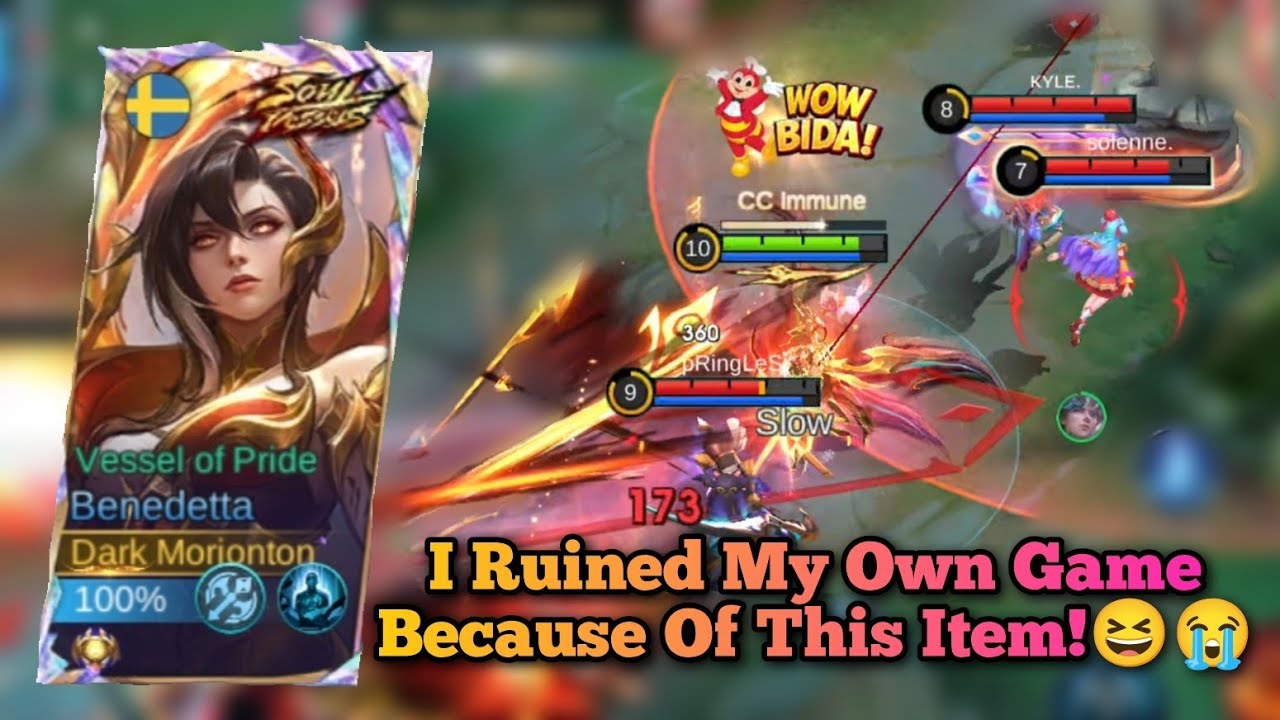 This Item Baited Me‼️😭 Benedetta Vs Ruby Gameplay ‼️ Emblem | Build #benedetta #mobilelegends 