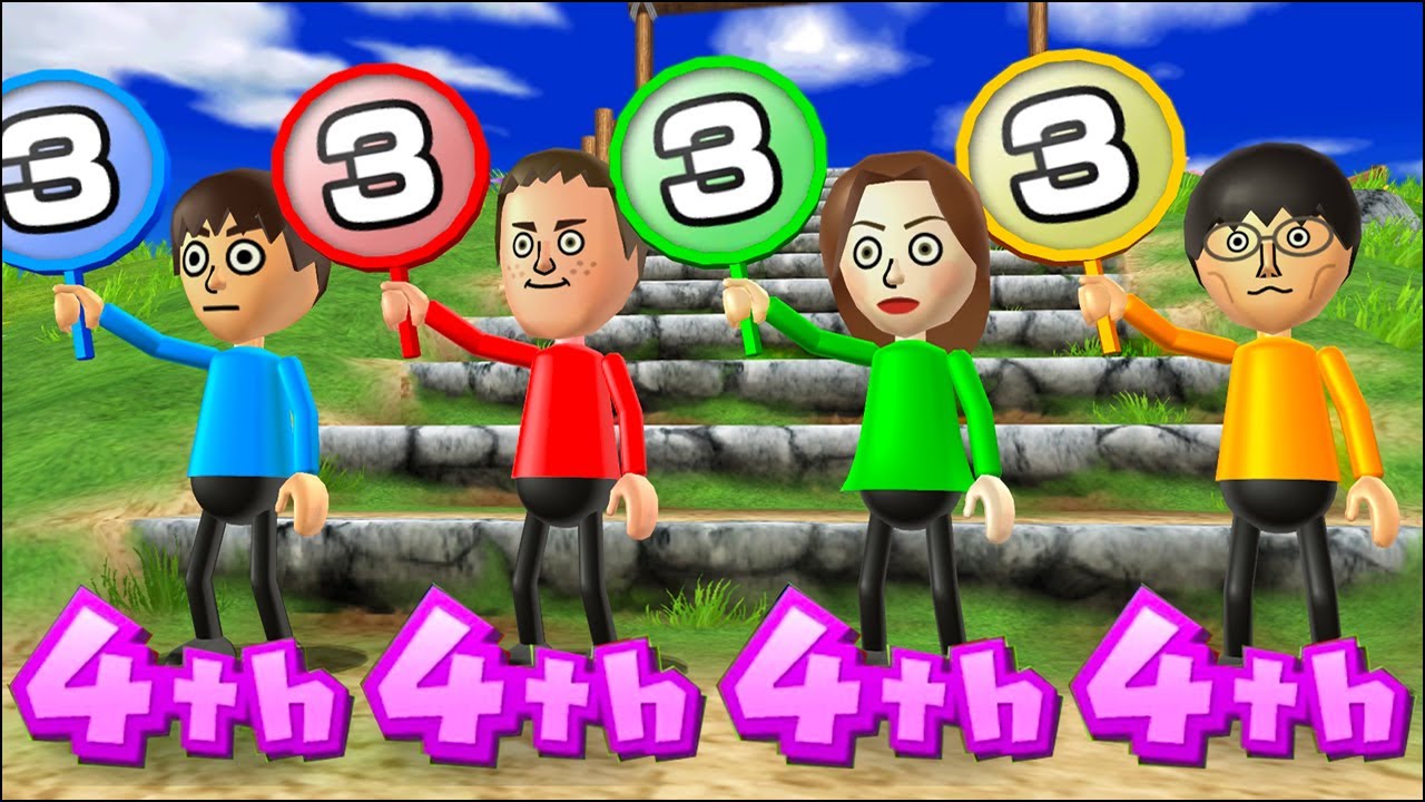 Wii Party MiniGames - Player Vs Michael Vs Elisa Vs Ren (4 Players,Master Difficulty)