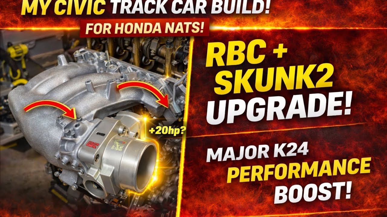Track civic vlog#14- how to port and polish RBC manifold k24