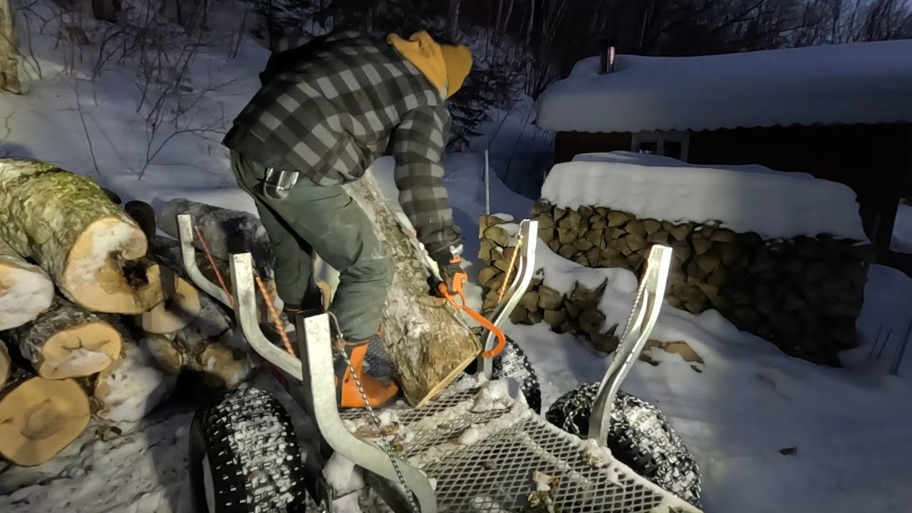 Part 4: transporting firewood by ATV