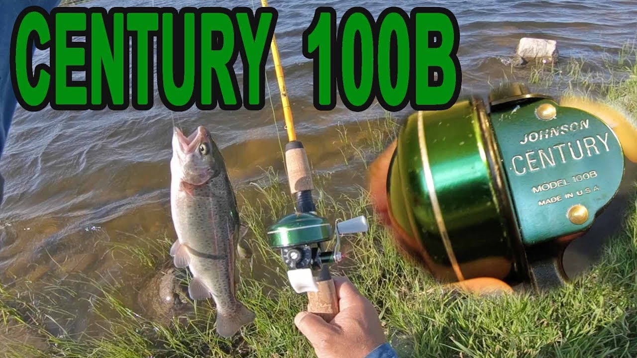 Vintage Johnson Century 100B Trout Fishing