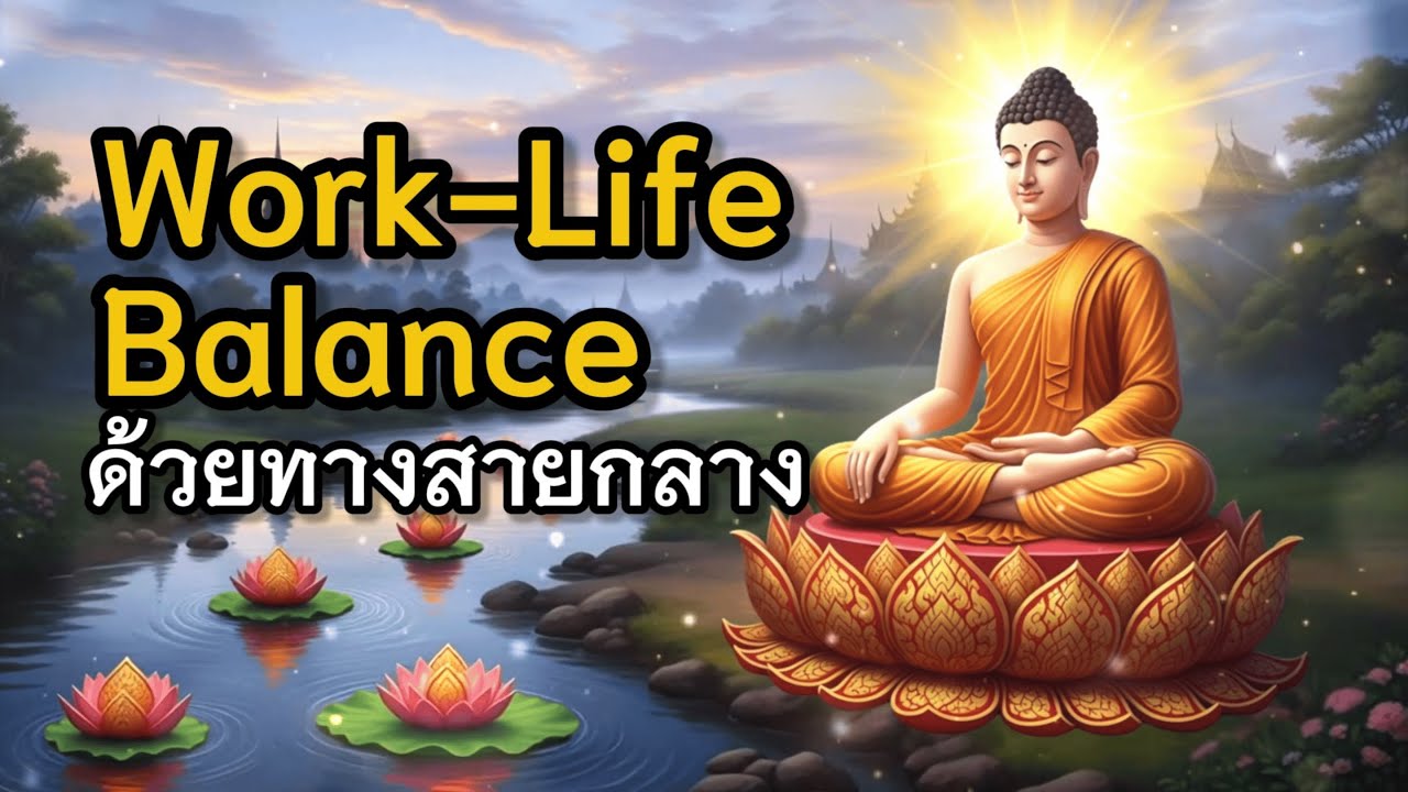 Work-Life Balance ด้วยทางสายกลาง | ธรรมะสบายใจ EP.46