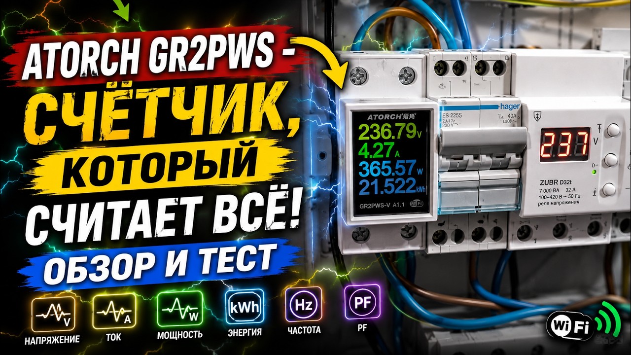 Atorch GR2PWS - счётчик, который считает всё! Обзор и тест