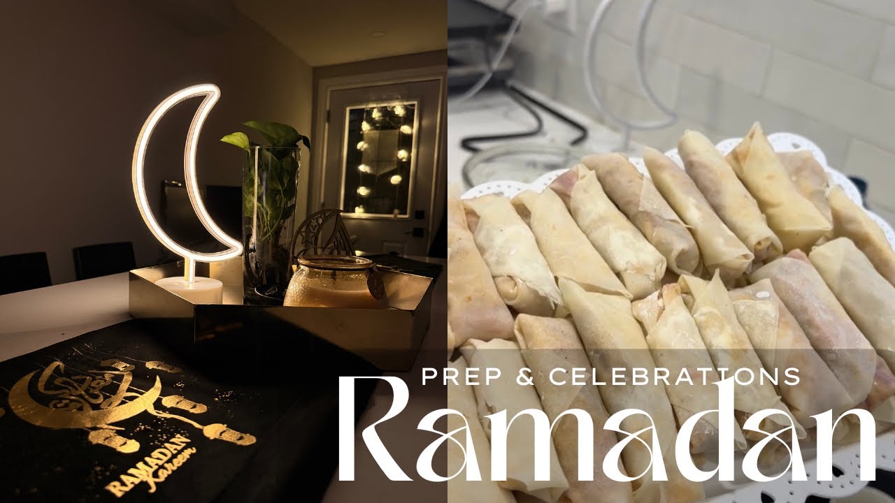 Ramadan Prep Vlog | Ghar Ko Kiya Tiyar + Spring Rolls Banaye | Wife Birthday Celebration 🎉