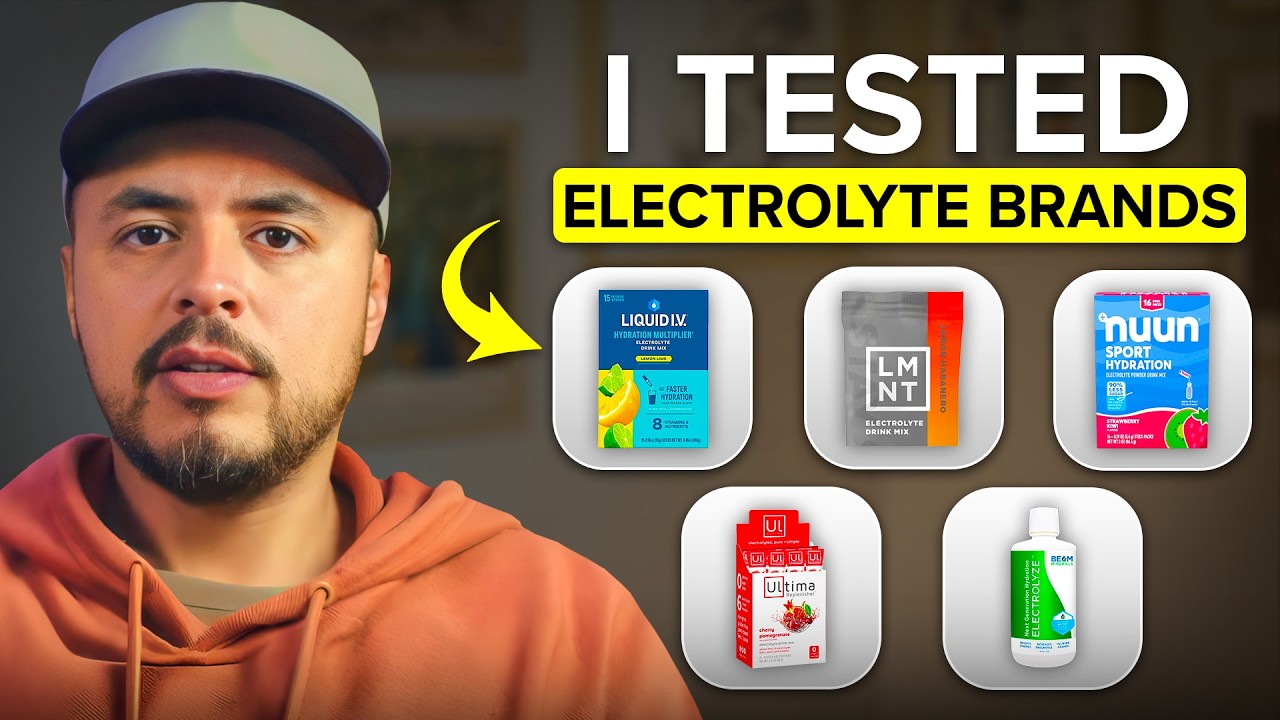 Doctor Reviews Top Electrolyte Brands (Best & Worst Revealed)