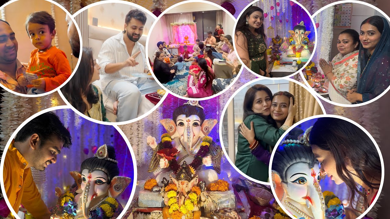 Humare Ghar Aaye Bappa❤️ | Sab Ghar Aaye | Ankit Twinkle Vlogs