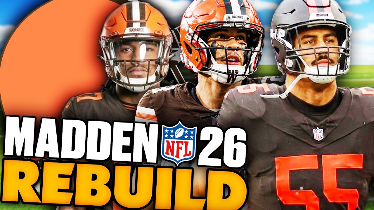 Spencer Fano and KC Concepcion Cleveland Browns Rebuild! Madden 26 Franchise