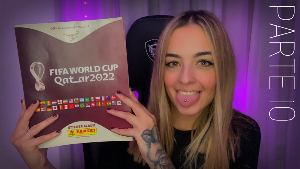 ASMR ABRIENDO CROMOS DEL ALBUM DEL MUNDIAL QATAR 2022 ⚽️🏆 (Parte 10) ASMR ESPAÑOL