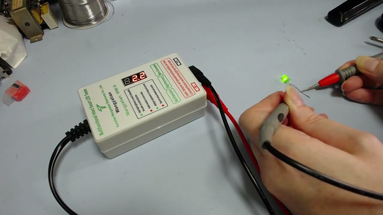 Quick teardown & test of a WM-9 LED backlight tester