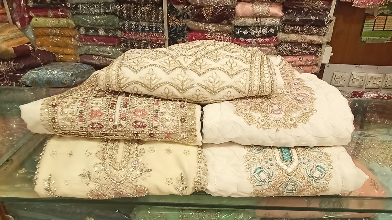 ঈদ এক্সক্লোসিভ পাকিস্তানি নতুন ডিজাইনের সাদা বাহার থ্রি পিস ডিজাইন |Pakistani new designer sadabahar