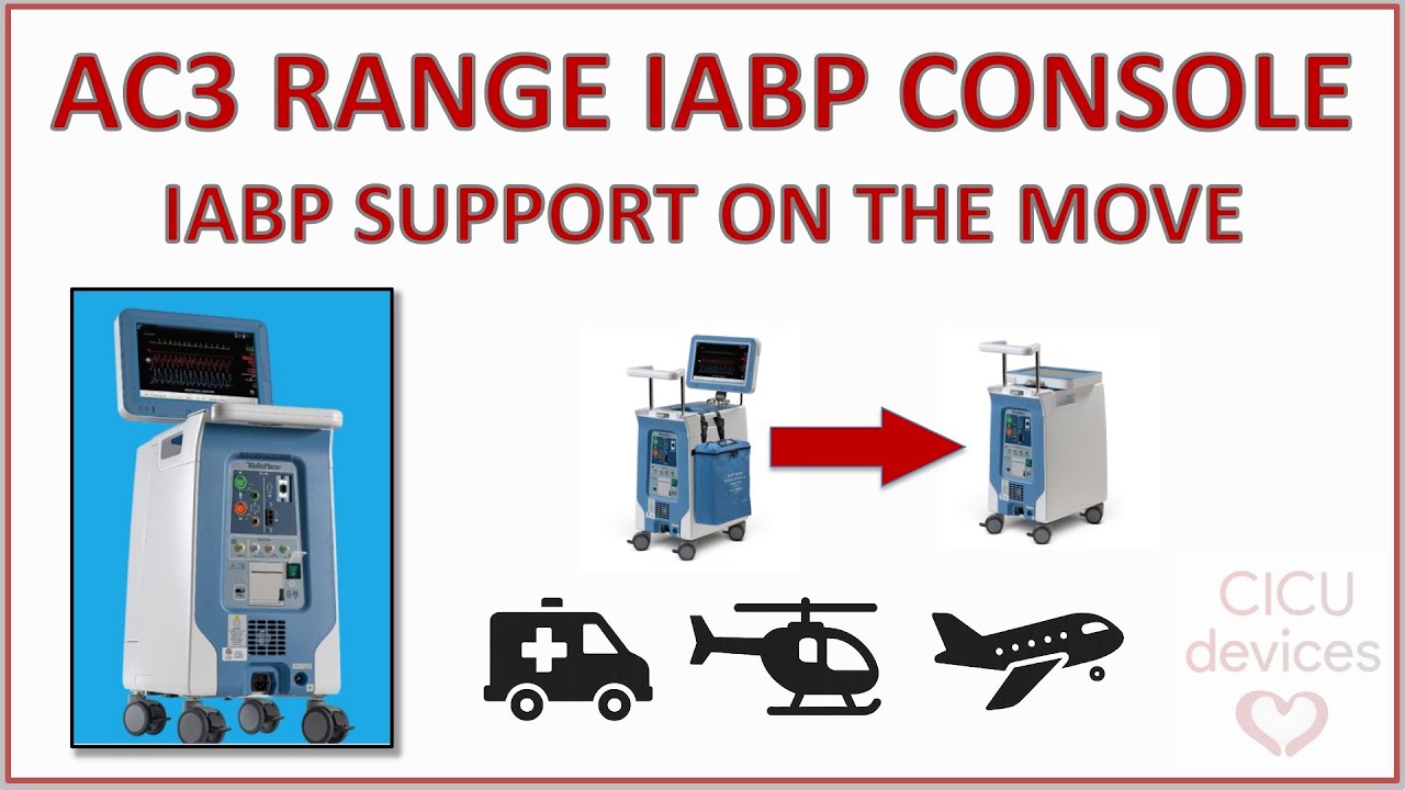 ⚙️ AC3 RANGE IABP CONSOLE: HEMODYNAMIC SUPPORT ON THE MOVE. #iabp