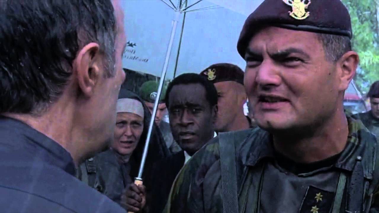 secuencia pelicula Hotel Rwanda