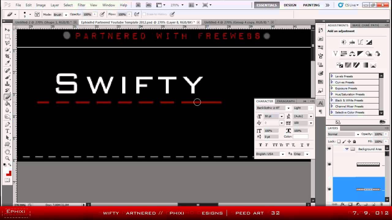 xlSwiftyl Partnered // EphixiHD Designs | Speed art #32