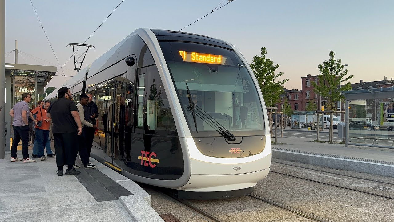 Liège Tramway Full Journey From Liège Expo to Standard
