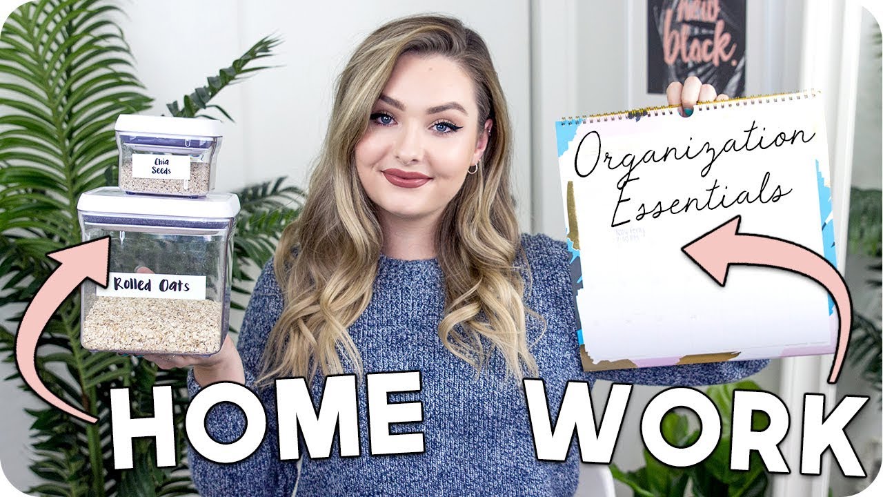 2018 Organization Essentials for School, Work + Home!