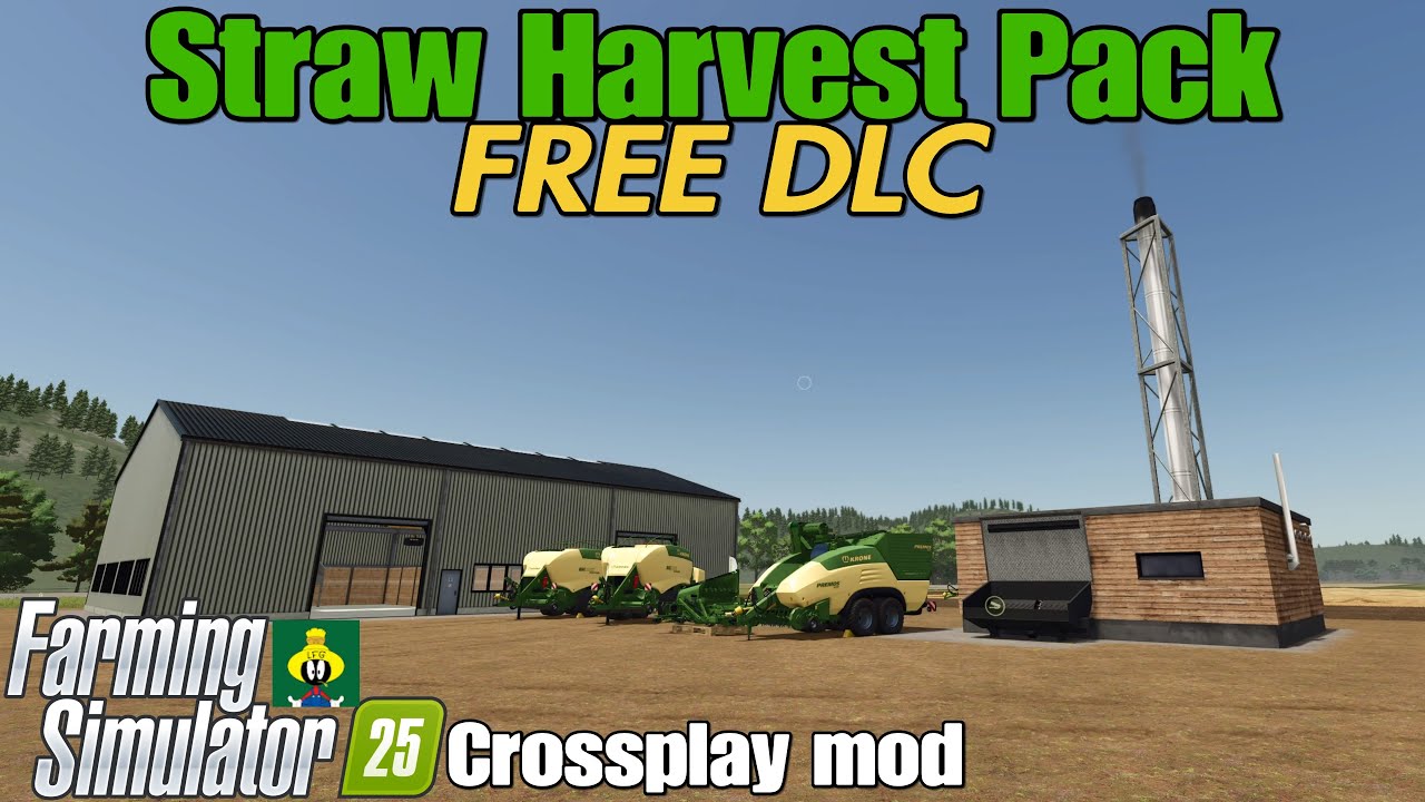 Straw Harvest Pack / FS25 crossplay DLC / FREE