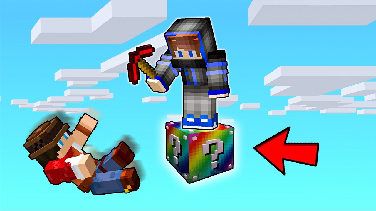 ماين كرافت بس عدنا بلوك وحدة بالعالم كله !😐 قابلت وحش خطير جدا ! 🔥