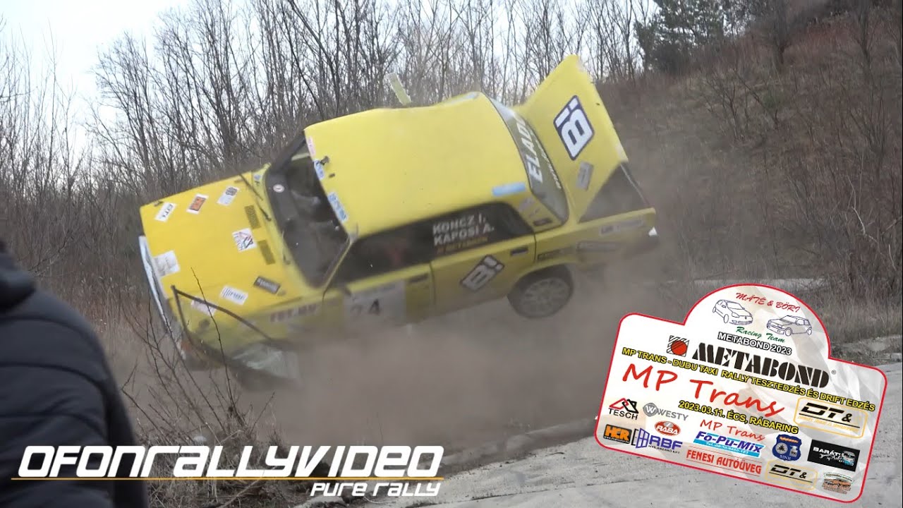 MP Trans-DuduTaxi Rally Tesztedzés 2023 Action & Crash - Ofonrallyvideo