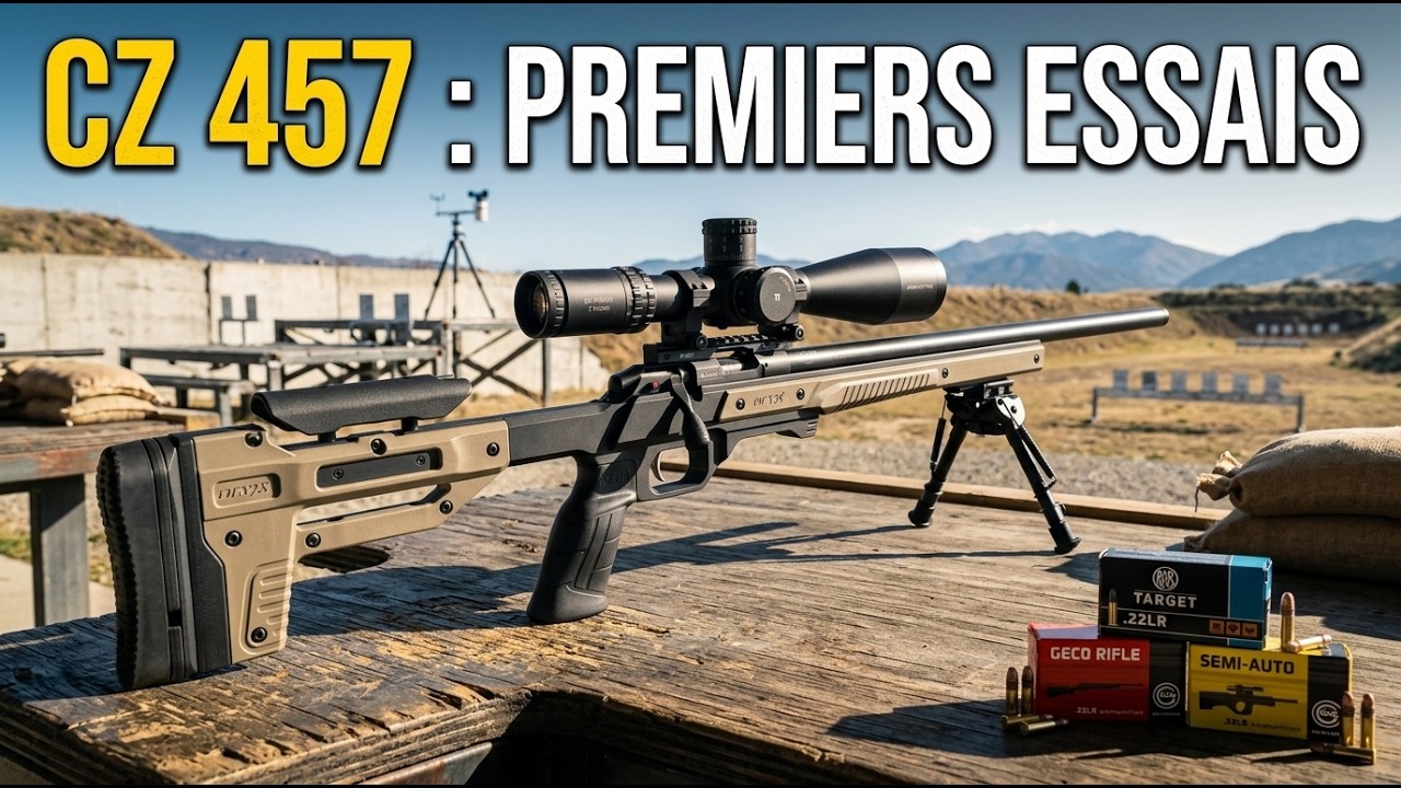 On test la carabine CZ 457 ! [PARTIE 1]