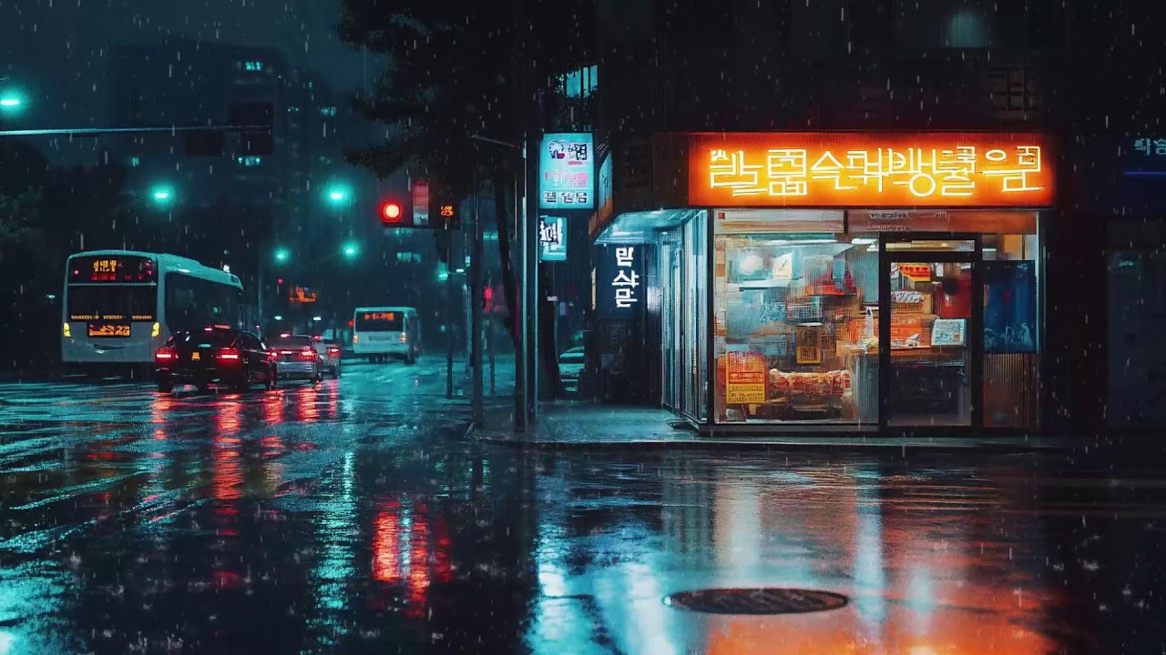 Midnight Rain in Old Town 🌧️ | Smooth Lofi Beats for Focus & Emotional Calm