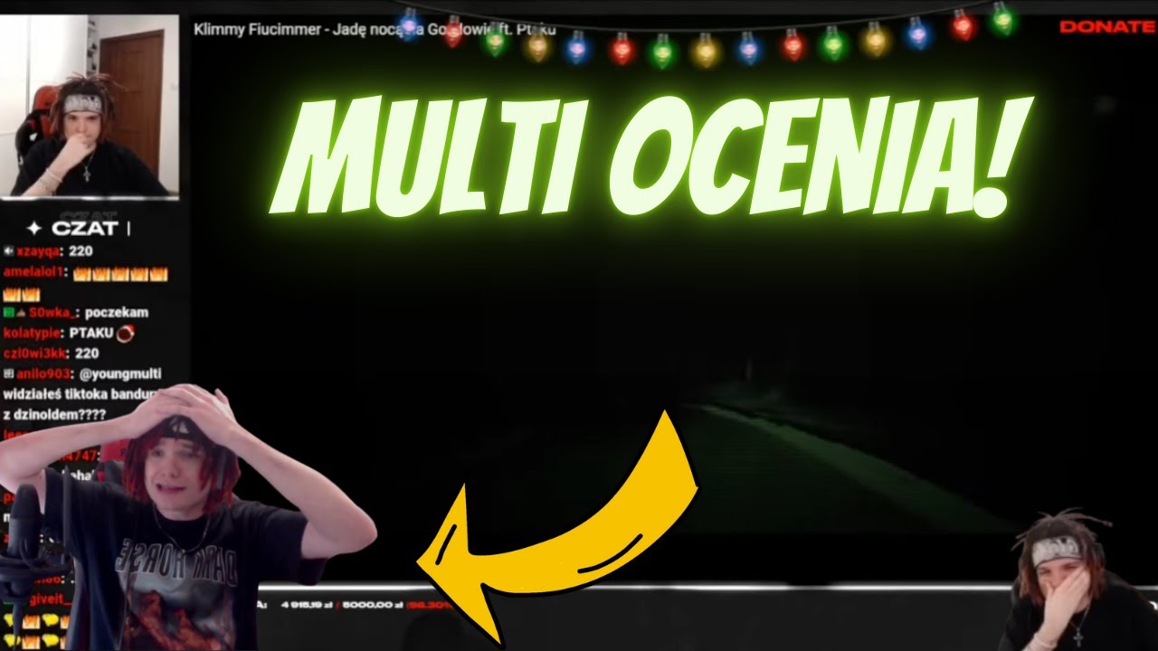 Mulit reaguje na Klimmy Fiucimmer-Jade nocą na gozdowie ft.Ptaku
