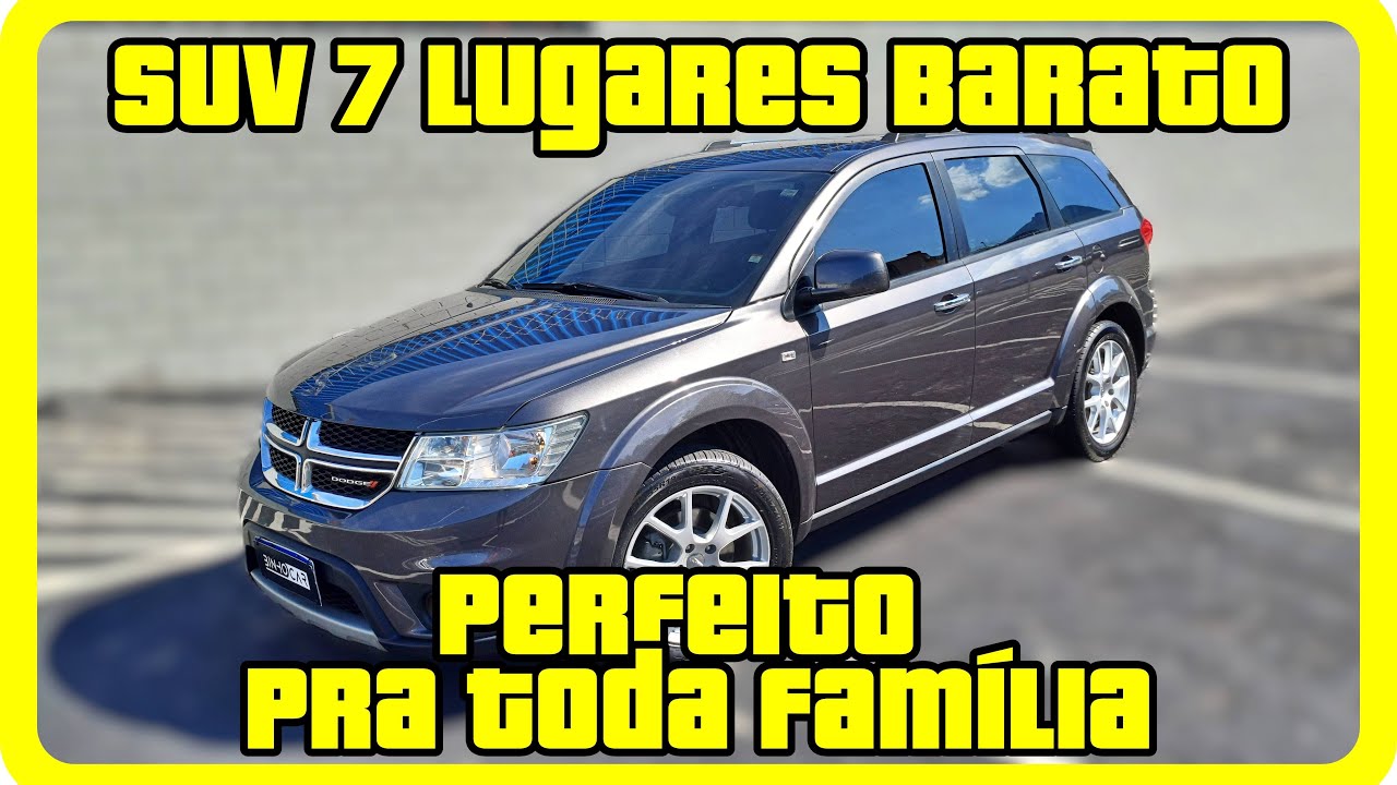 Dodge Journey RT 2017: O SUV 7 Lugares Barato e Perfeito para Sua Família!