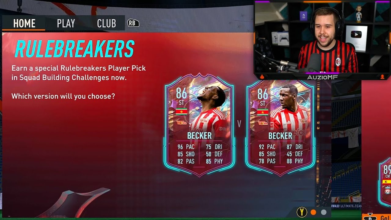 Auzio Reacts to NEW 86 Rulebreakers Becker Player Pick