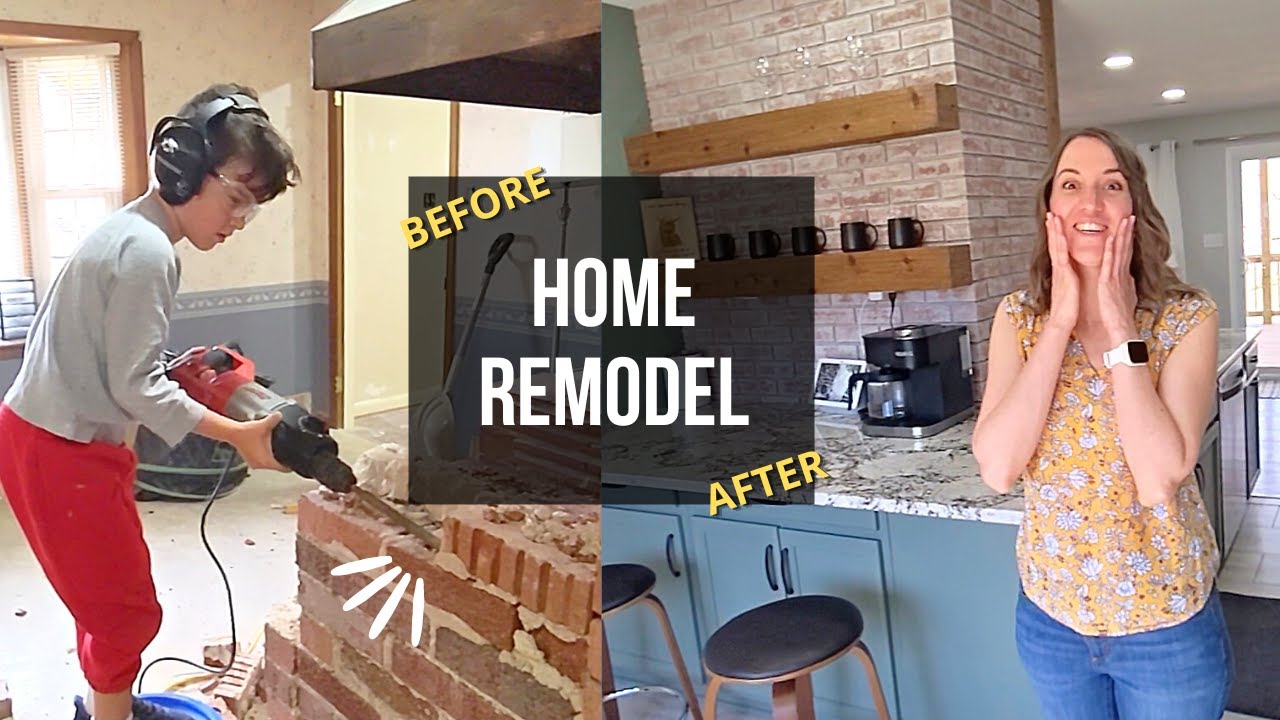 House Remodel of 1960's Ranch to Open Floor Plan - Sutton Family Home Renovation