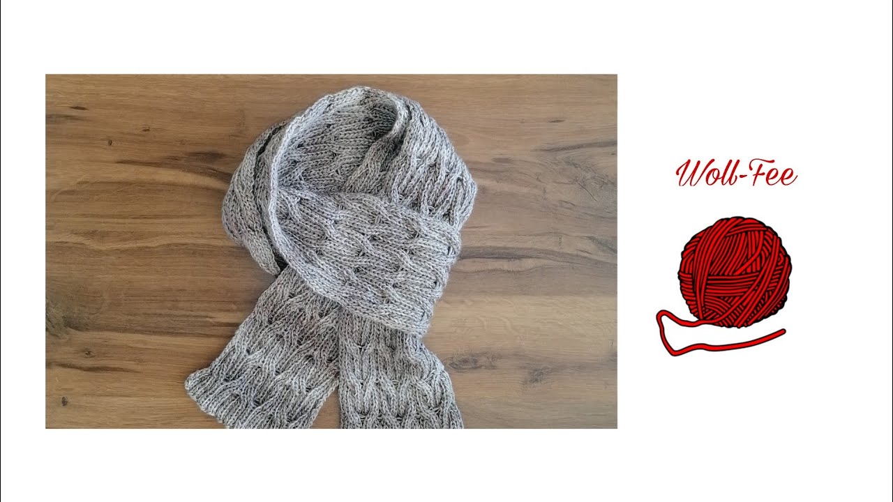 Schal in allen Größen stricken, reversibles Muster, super schön, tolles Geschenk