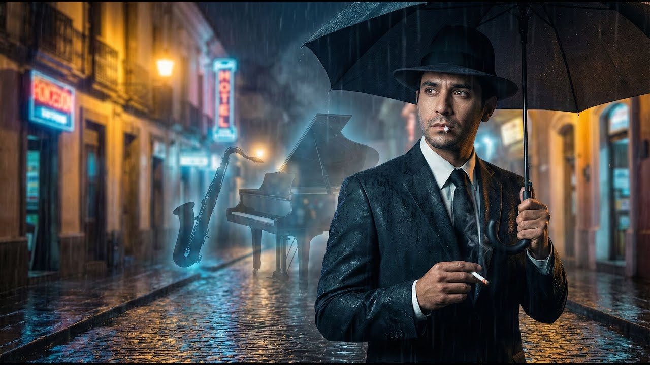 Lluvia y Anhelo | Latin Jazz Romántico 🌧️🎷 | Canción de Amor Nocturna