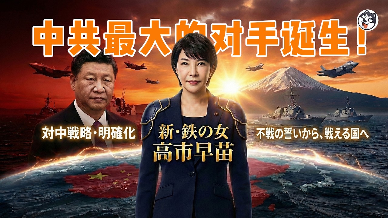 中共一連串制裁日本，竟反手把「最強對手」捧上位？從高市支持率飆升、台海與軍備加速，到「高市經濟學」國家投資與修憲窗口，拆解中共如何親手助推日本正常化，格局將徹底翻盤！