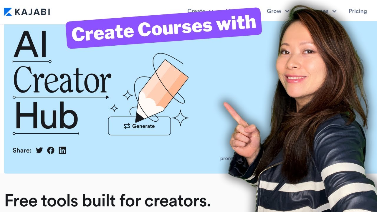 How to create courses with AI (First look at Kajabi AI Creator Hub) #kajabi #ai