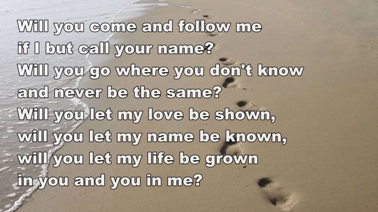 Will you come and follow me (The Summons). Lyric video (StF 673)