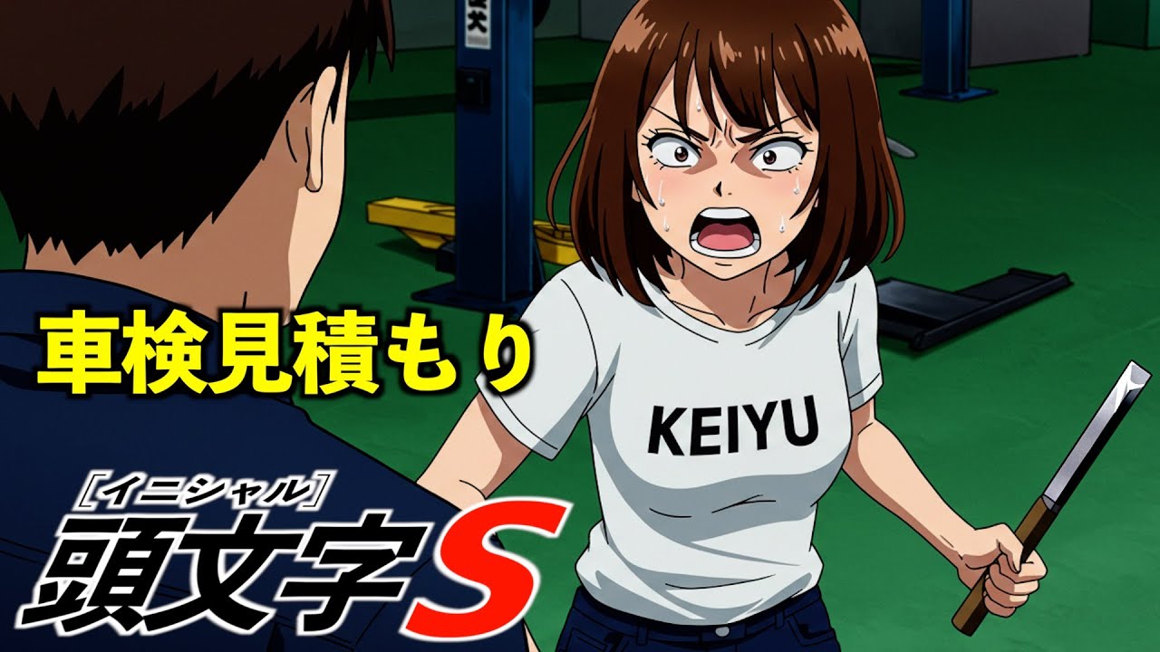 【20万再生】AI架空アニメ「頭文字Ｓ（車検見積もり）」OP主題歌~この子はワタシが守るから~