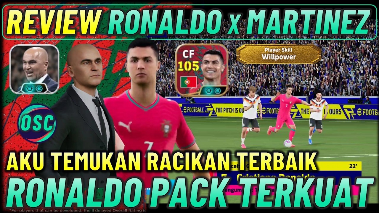 REVIEW RONALDO X MARTINEZ PREMIUM PACK PORTUGAL !! RACIKAN TERBAIK RONALDO CF KUAT DI DARAT & UDARA.