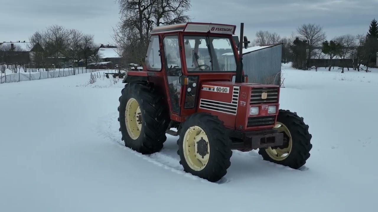 FiatAgri 60-90 DT z wysokości | Zewnętrzne ujęcia dronem – klasyk w polu