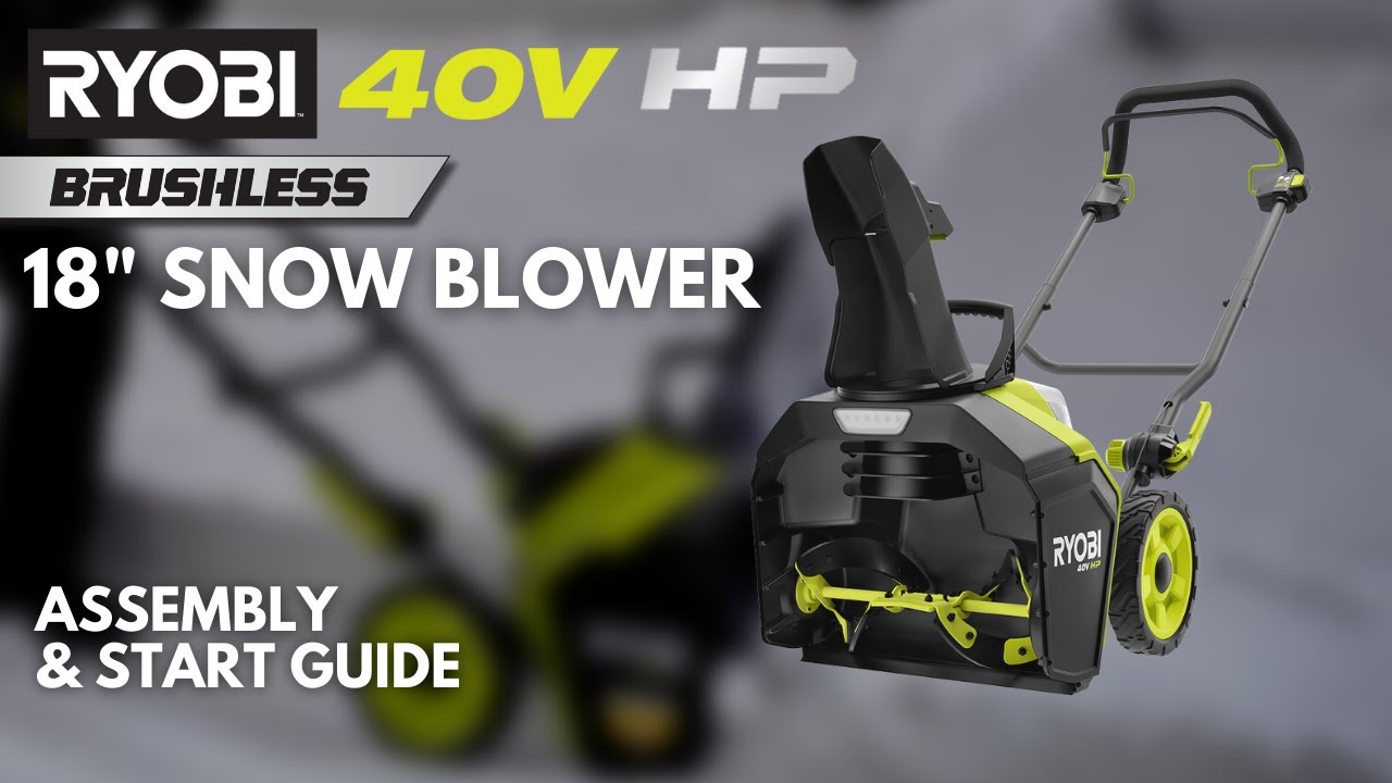 How-To: RYOBI 40V HP Brushless 18