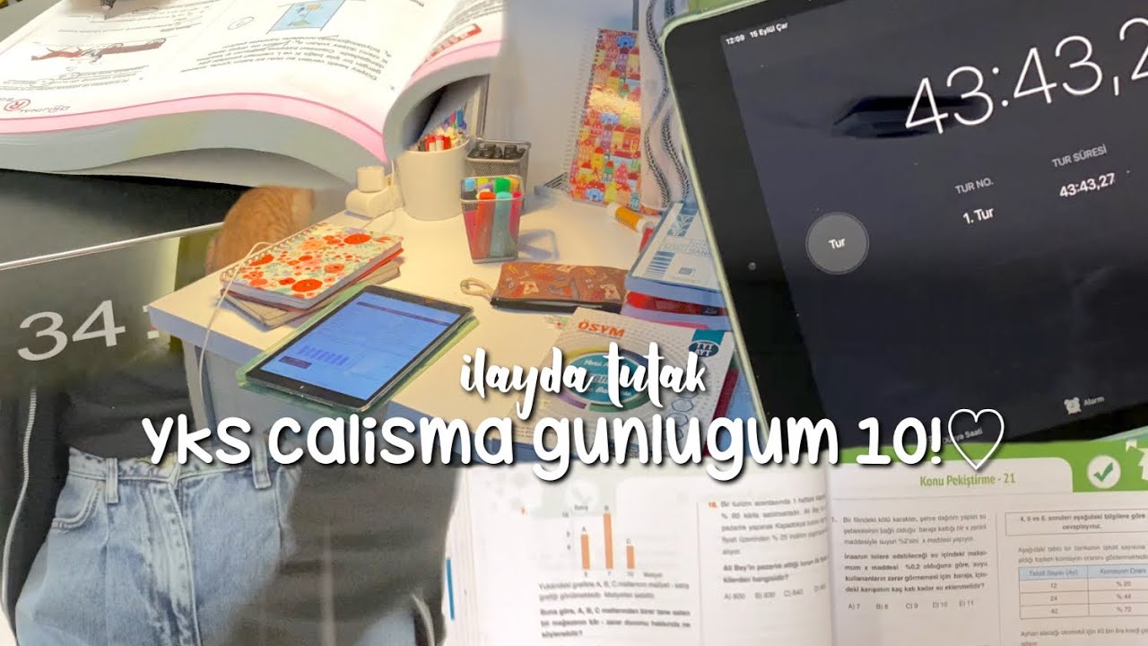 tüm gün dershanedeyim || yks çalışma günlüğüm 10 🦾 #yks2022