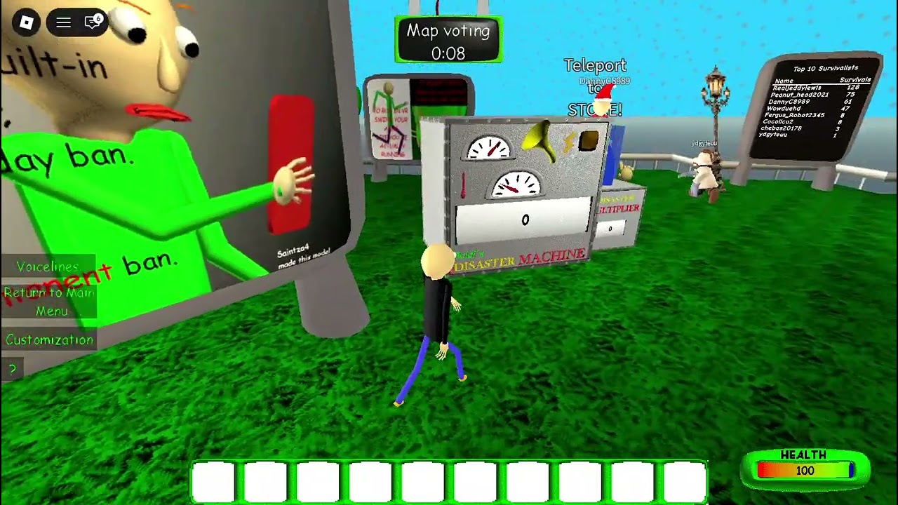 Roblox Baldi's Disaster Survival part2