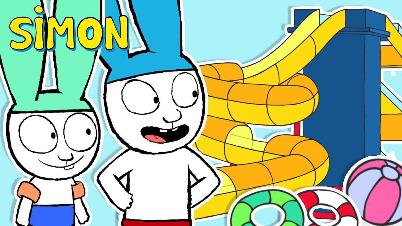 Simon 15 min *Swimming Pool* COMPILATION Full episodes Cartoons for Children